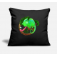 Blendy The Chameleon Black Pillow